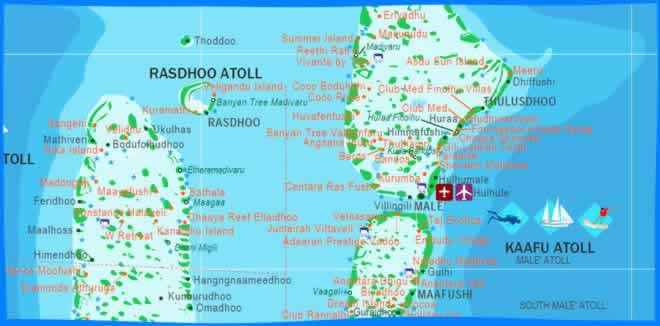 Maldives Maps