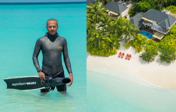 Kaimoo Resorts and Hotels Teams Up with Umair Badheeu, Maldives' Freediving Star