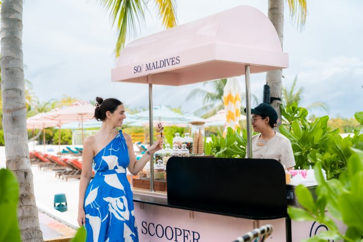 SO/ Maldives Introduces Poolside Ice Cream Trolley at Lazuli Beach Club
