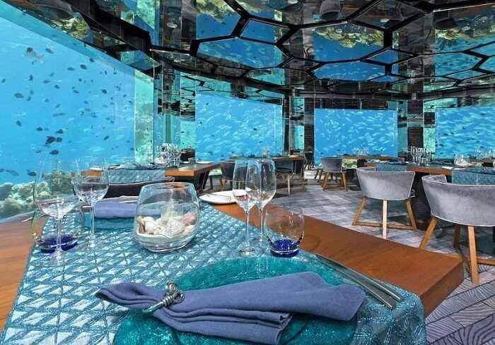 6 Underwater Restaurants in The Maldives